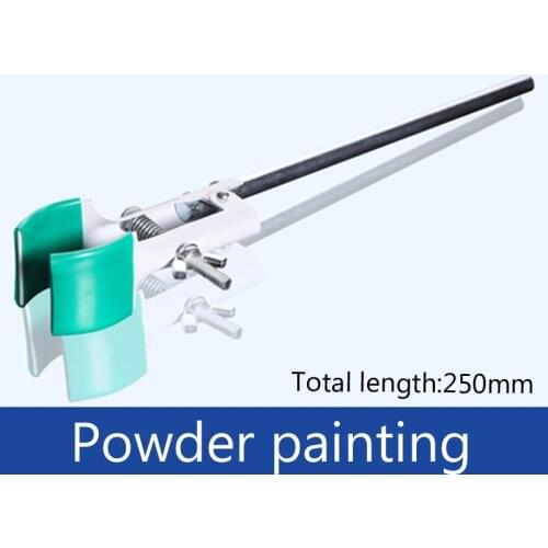 250mm Stainless steel Fask Clamp Powder painting on surface for iron rack Laboratory Retaining clamp Maximum clip width 50mm