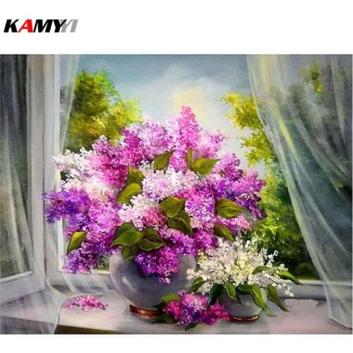 DIY Diamond Painting Flowers Diamond Embroidery 5D Full Square Rhinestones Cross Stitch Diamonds Mosaic Hobby Home Decoration