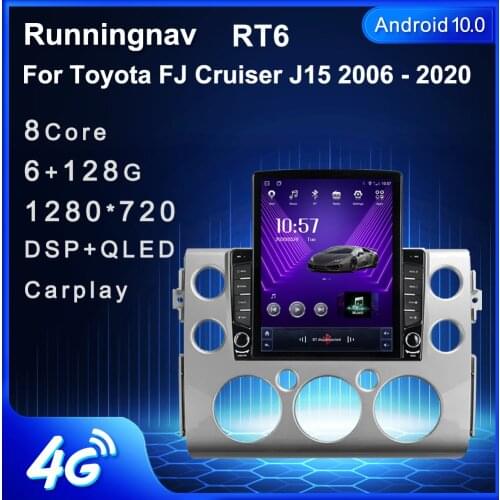 9.7" Android 10.1 For Toyota FJ Cruiser J15 2006 - 2020 Tesla Type Car Radio Multimedia Video Player Navigation GPS RDS 2 Din