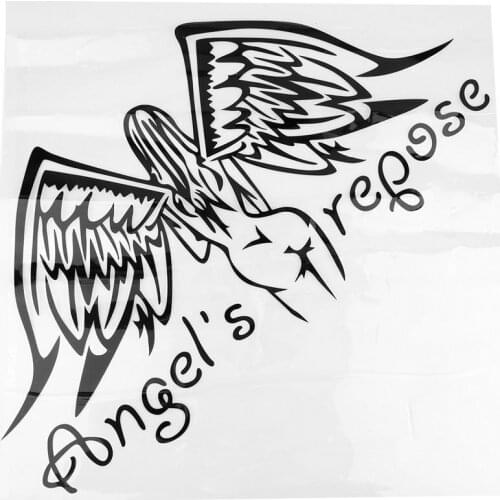 Car Auto Motorcycle Reflective Vinyl Decal Stickers Angels Repose Waterproof