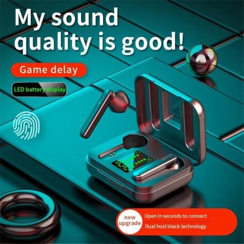 TWS Wireless Headphones Gaming Earphone With Microphone Sport Bluetooth 5.0 Headsets Touch Control Earbuds For Xiaomi All Phones