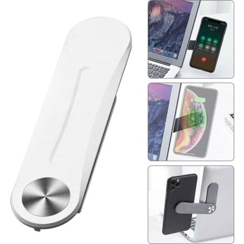 Laptop Side Mount Connect Tablet Bracket Dual Monitor Display Clip Adjustable Phone Stand Screen Support Holder