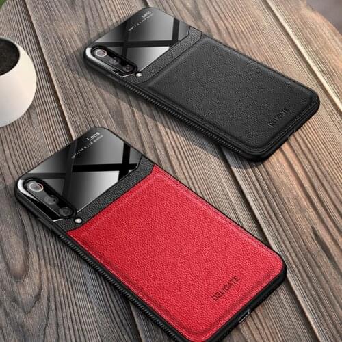 Cover Case For Xiaomi Mi 9 Mi9 se 9se Mi9se On Leather Mirror Glass Silicone Luxury Original Soft Cute Protector Back Cases