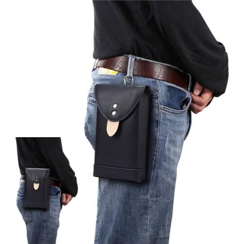 Leather Holster Case for iPhone11 X XR XS Max 7 8 6 plus Belt Clip Mobile Phone Pouch for Samsung S20 S10 S9 S8 plus Note10 9 8