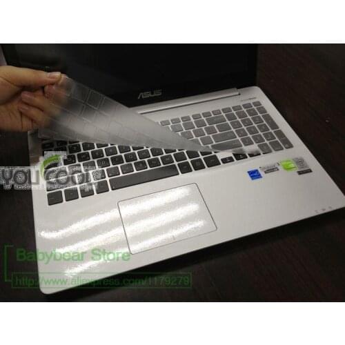 For Asus VivoBook S551 S551L S551LN S551LB S551LB 15.6 keyboard protector New 15.6 inch Vivo book Silicone Keyboard Cover