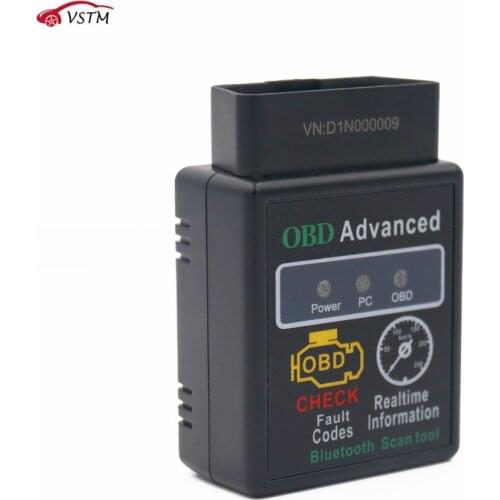 10pcs/lot Auto Car ELM327 V2.1 HH Android Bluetooth OBD 2 OBD II Diagnostic Scan Tool elm 327 Scanner