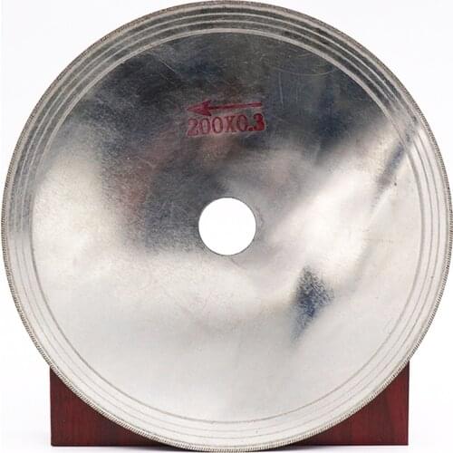 Lapidary cutting blade discs 200x0.5x25mm ,ultra-thin diamond cutting blade [jade / crystal ] Free Shipping
