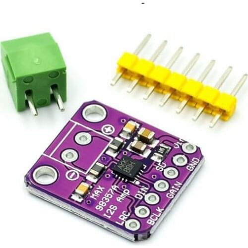 DIY MAX98357 I2S Audio Amplifier Module Filterless Class D Amplifier Support ESP32 Raspberry Pi
