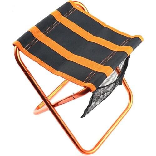 Quality Outdoor Foldable Fishing Chair Ultra Light Weight Portable Folding Camping Aluminum Alloy Picnic Fishing Chair with Bag