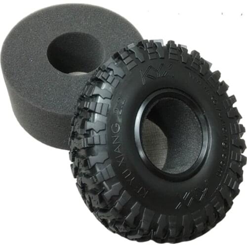 KYX Racing Rubber 2.2 Inch Tires 140mm*55mm Tyres for 1/10 Rc Crawler Car Axial SCX10 II 90046 D90 Wraith Traxxas TRX4 (2pcs)