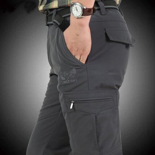 2021 New Fleece Thick Winter Pants Men Windproof Warm Waterproof Trousers Casual Pants Men Military Army Cargo Pants Male