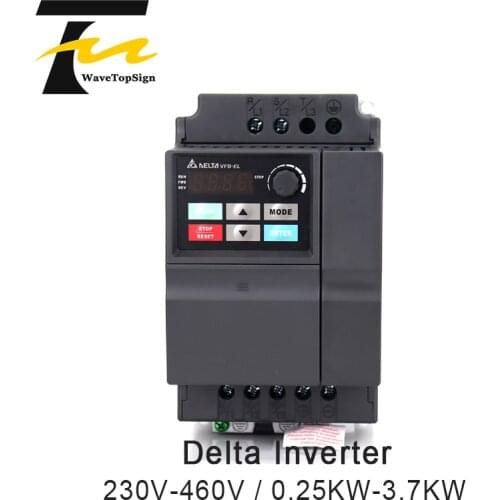 Original Delta Inverter VFD-EL VFD002/037/004/007/015/022 EL43A EL21A/230V 460V 0.2KW 3.7KW