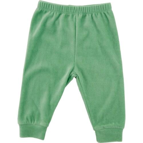 Newborn Baby Girl Pants 0-12M Trousers Winter Flannel Infant Baby Boys Pants Velvet Kids Baby Boy Trousers Solid Toddler Pant