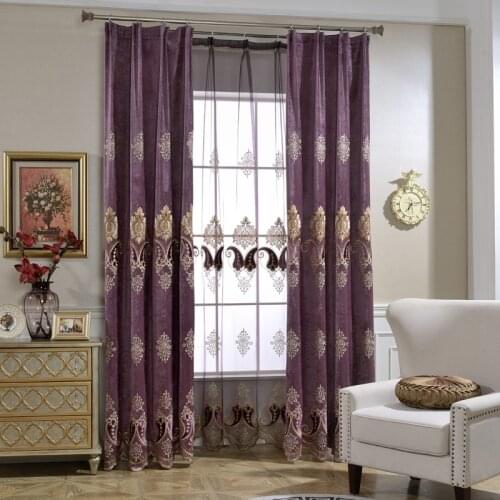 Embroidered Sheer Curtains for Living Room Beautiful Edge Chili Peppers Elegant Lace Window Treatment Drape Panels wp019C