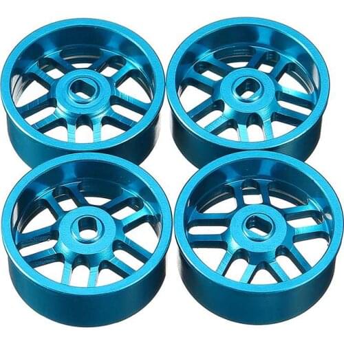 For WLtoys K979 K989 Iw04M Awd Iw02 Rm02 Rm03 Dgawd Mini-Z Mini-D Mini-Q RC Car Spare Parts Upgrade Metal Wheel Hub Tire