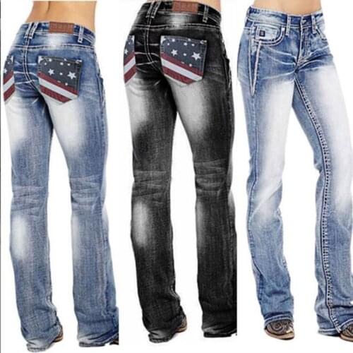 Womens Fashion Jeans Straight Large Size 4Xl Sexy Hip Slim Denim Jeans Ripped Black Jeans For Woman Baggy Pants Slouchy 2021