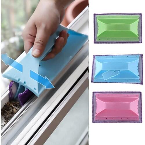 1PC Recess Groove Cleaning Brush Window Door Gap Dirty Brush Cleaning Plastic Cleaner Sill Tool Scraper Crevice K5K2
