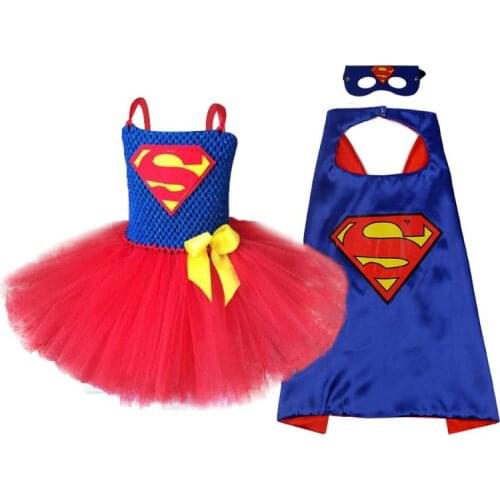 2020 New Handmade Girls Tulle Tutu Dress Halloween Cosplay Girl Dress Costume Festival Birthday Party Teenager Dresses2-10Y