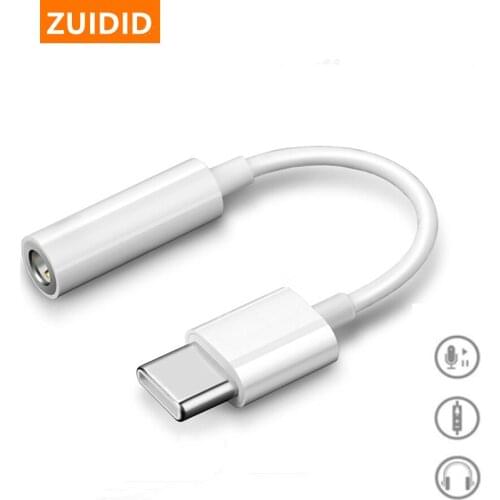 USB Type C to 3.5mm Headphone Earphone Jack Adapter Audio Cable For iPad Pro 2018 For Huawei Xiaomi All Type-C Calling Adaptador