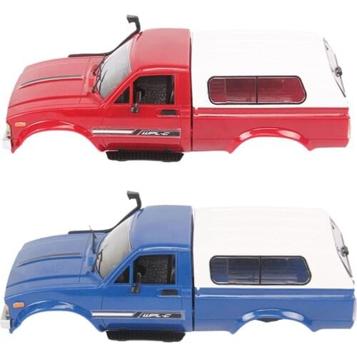 DIY RC Car Shell Kit 1:16 4WD Self Assembly RC Car Shell DIY Replacement Parts Suitable for WPL C14 C24 Off-Road Climbing Car