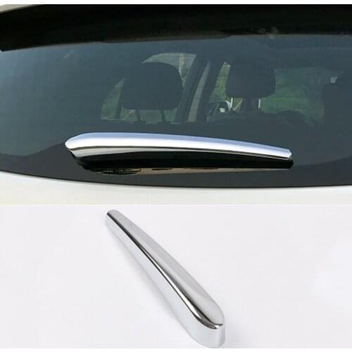 For Buick Encore 2013 2014 2015 2016 2017 2018 ABS Chrome Rear Back Trunk Door Window Wiper Cover Car Styling Accessories 1pcs