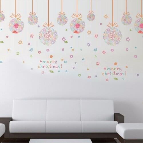 2018 Newest Merry Christmas Window Wall Sticker Mural Art Home DIY Craft Decor Removable New