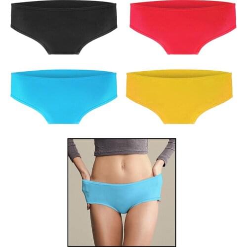 New Womens Ladies Bikini Plain Swimming Shorts Swimwear Bottoms Brief Underwear