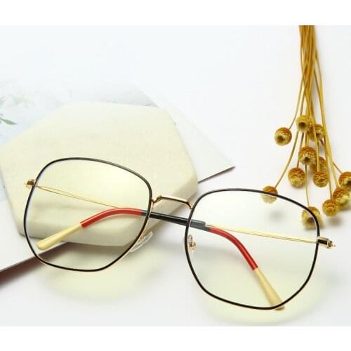Anti Blue Irregular Frame Metal Frame Glasses For Women Anti Computer Glasses Female Optical Glasses oculos feminino CM2020