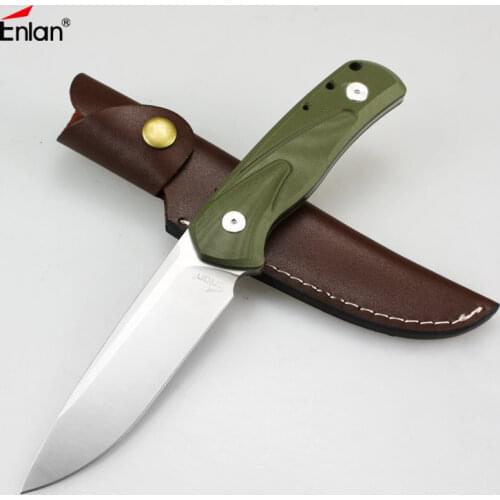 ENLAN 58Hrc Hunting Knife Tactical Outdoor Camping Knives Combat knife Defense Survival knives Dropshipping