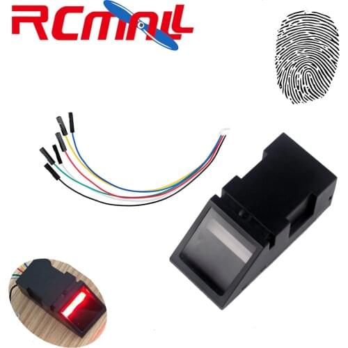 RCmall Optical Fingerprint Reader Sensor Module for Arduino Mega2560 UNO R3 51 AVR STM32 Red Light O40 DC 3.8-7V FZ2904
