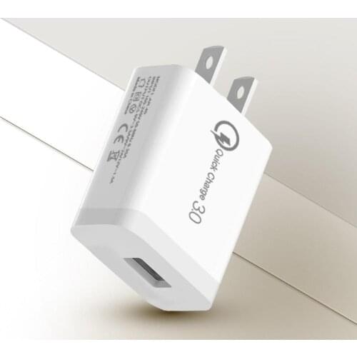 5V 3.5A QC3.0 Single USB Wall Plug-in AC Fast Charger Adapter for Phone Tablet