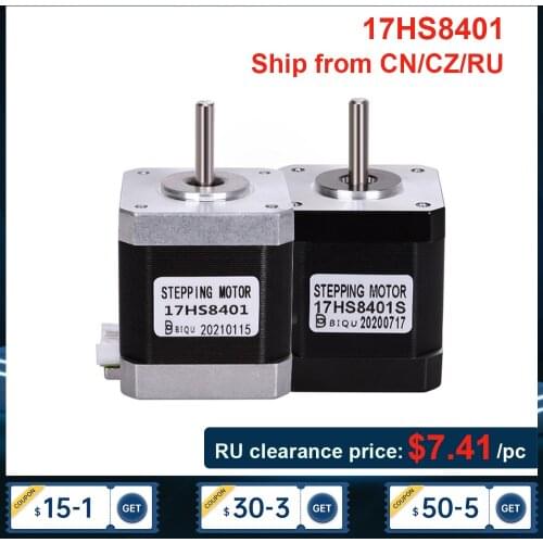 1PC/3PC/4PC/5PC Nema17 42 Stepper Motor 48mm Height 1.7A (17HS8401) High Torque motor 4 Lead for 3D Printer printing Parts