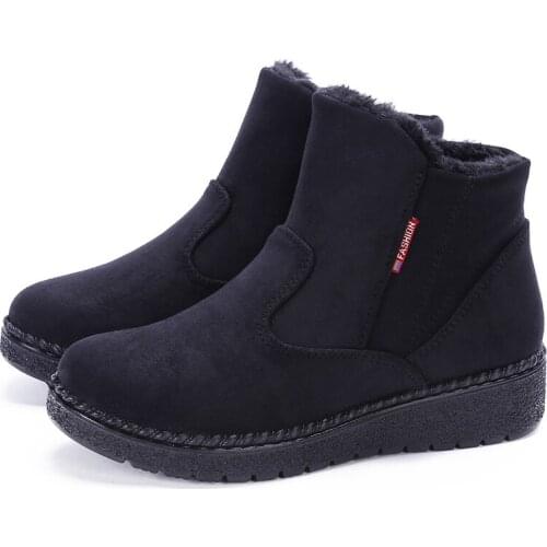 2019 Women Boots Winter Shoes Woman Super Warm Snow Boots Women Boots for Female Winter Shoes Botas Mujer Plush Booties Boots 42