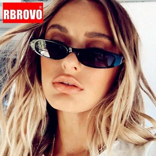 RBROVO 2021 Vintage Sun Glasses for Women 2021 Cat Eye Eyeglasses Women Fashion Sunglasses for Female Brown Gafas De Sol Mujer