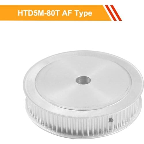 5M-80T Timing Pulley HTD5M Type Toothed Pulley Wheel 16mm/21mm Belt Width 8/10/12/19/20mm Bore Gear Belt Pulley