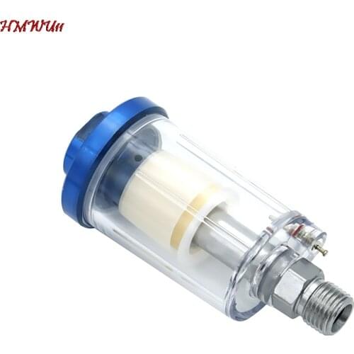 1pcs Hot 1/4'' Water Oil Separator Inline For Compressor Spray Paint Gun Air Hose Filter Moisture Trap Hardware Parts