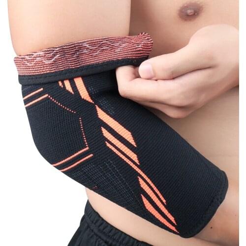 Dayselect 1Pcs Sports Safety Pressure Breathable Elbow pads Comfor Elastic Elbow Support Basketball Fitness Tennis Arm Brace