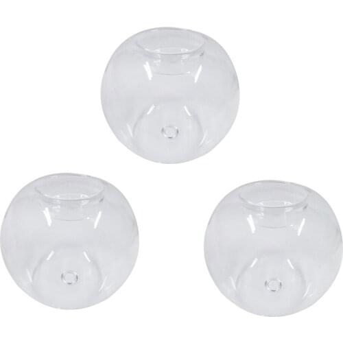 3/5/10pcs Glass Sphere Ball Tea Light Candle Holders Voitive Candlestick