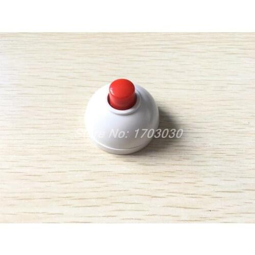AC 250V 3A Round Wall Panel Cover Doorbell Switch White Red
