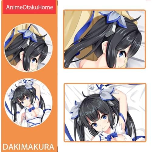 Anime Is It Wrong to Try to Pick Up Girls in a Dungeon? Hestia Throw Pillow Cover Hug Body Pillowcase Otaku Bedding Dakimakura