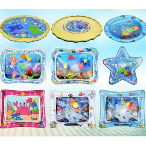 Baby Water Play Mat Inflatable thicken infant Tummy Time Playmat Toddler Fun Activity Play Center Water Speelmat for Babies Kid