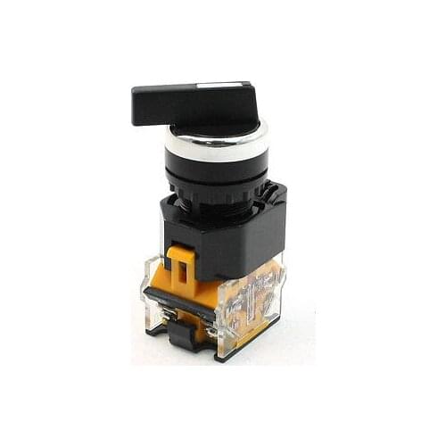 Electric NC/NO 2 Positions Rotating Selector Push Button Switch Ith 10A Ui 380V