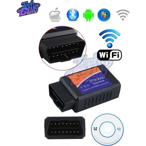 ELM327 WIFI V1.5 OBD2 Car Diagnostic Scanner Best Elm327 WI-FI Mini ELM 327 V 1.5 OBDII for Android iOS Diagnostic Tool