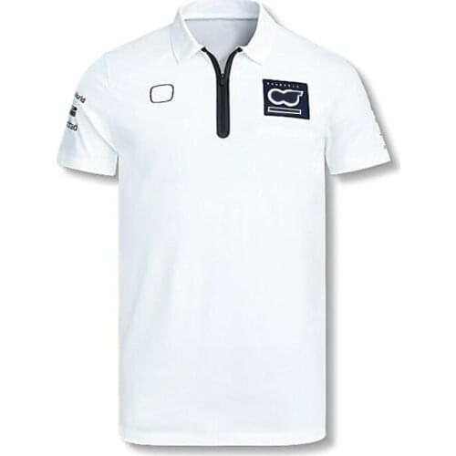 F1 team polo shirt, f1 racing suit lapel T-shirt, the same style is customized
