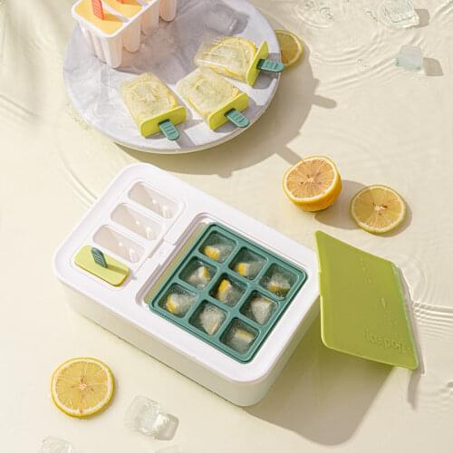 Two In one Ice Maker Popsicle Mold With Sticks Ice Cube Storage Box Kitchen Accessories For Whiskey Beer Wine