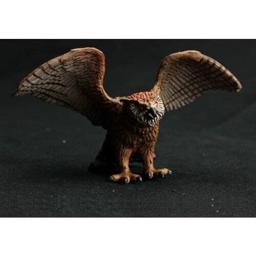 Flying Owl Animals Figure Toys Realistic Wild Forest Creatures Action Models Kids Educational Cognitive Statues Toy Home Decor