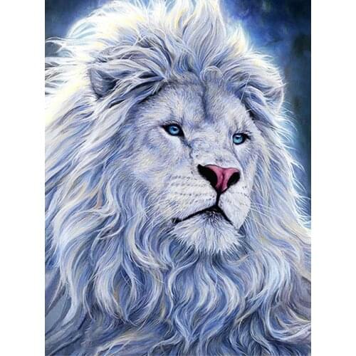 New Lion animal Needlework Cross stitch sets Aida14CT Unprinted Embroidery kits Arts Cross-Stitching,DIY Handmade home Decor