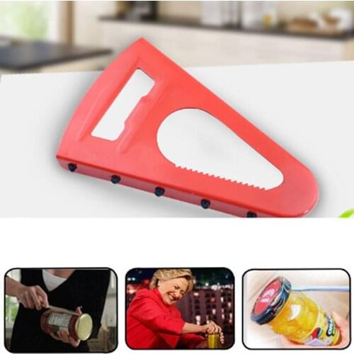 Non-slip Three Corners Multi-function Opener Stainless Steel Opener Can Opener Cover Kitchen Bar Tool