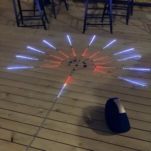 Nightlight Neon Strings Usb Mini Music Voice Rgbs Built-in Microphone Led Strip Lights Bedroom Decor Strip Lamp Controller #G3