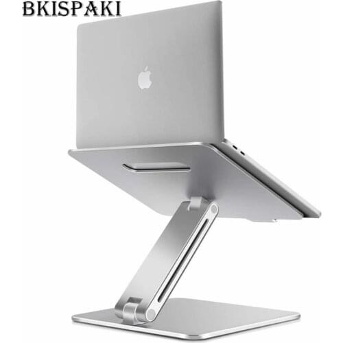 Notebook Stand Adjustable Angle Aluminum Alloy Free Lift Laptop Heighten Riser Holder for Macbook Dell HP Surface Laptop Holder